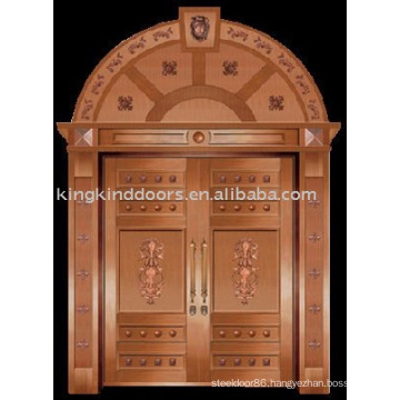 luxury copper door villa door exterior door double door KK-706